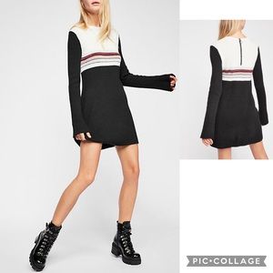 NWT Free People Colorblock Sweater Dress